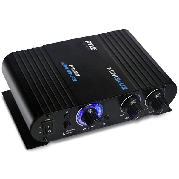 Main product image for Pyle PFA330BT Mini Audio Amplifier with Blue 310-2658